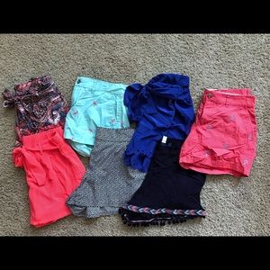 soft patterned shorts